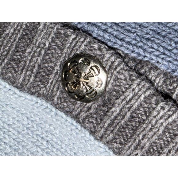 Rare Vintage Northern Reflections Winter Cardigan Sweater Polar Bear Skater L - Picture 8 of 16